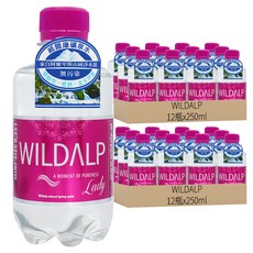 WILDALP 奧地利天然礦泉水 粉色, 250ml, 24瓶