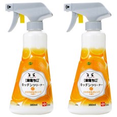 LEC 激落君 廚房用泡沫噴霧清潔劑，380ml，清新柑橘香氣，適用於易產生油汙的廚房周邊, 2瓶