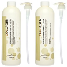 ESTHETIC HOUSE 膠原蛋白乳液 含海洋膠原蛋白10000mg 含海藻花、蜀葵、菊花、紅花萃取物, 2瓶, 1L