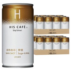 HIS CAFE 醇熟咖啡, 185ml, 48罐