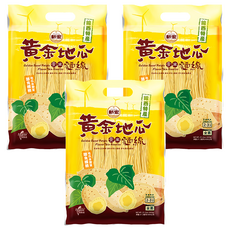 新宏 黃金地瓜養生麵線, 台灣特產，麵條, 3包, 600g