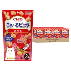 INABA CIAO 啾嚕 夾心肉泥捲, 鮪魚, 36g, 12袋