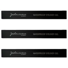 jealousness 婕洛妮絲 持久抗暈旋轉眼線膠筆 0.5g, T2晶鑽黑, 3支