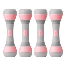 小麥購物 可調式啞鈴 L703 粉色, 4個, 2kg