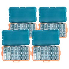 日式大容量獨立分裝式21格-藍色, 4個