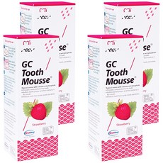 GC 而至 Tooth Mousse 牙齒乳膏 草莓口味 40g*4條裝 兒童護齒, 4條