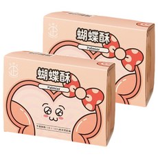 正經人 蝴蝶酥 天然奶油, 160g, 2盒