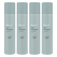 KeSHO 乾洗髮噴霧, 70ml 隨身好攜帶 清爽無香 除煙味, 200ml, 4件