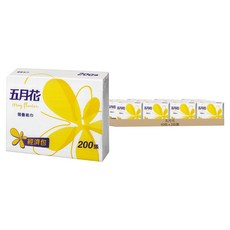 五月花 摺疊紙巾, 200張, 40包
