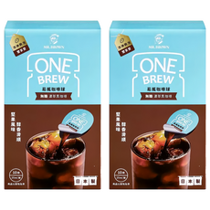 金車 MR.BROWN 伯朗咖啡 ONE BREW 易搖咖啡球 無糖濃萃黑咖啡, 25ml, 10入, 2盒