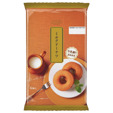 Maybelle 丸中製菓 濃厚牛乳甜甜圈 6入裝, 240g, 1包