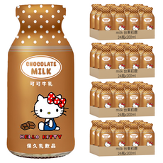 milk 台東初鹿 Hello Kitty 巧克力牛乳, 200ml, 96瓶