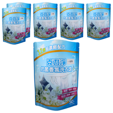 克力淨 抗菌香氛洗衣球 12倍超濃縮配方 除臭 潔淨 亮白 防螨 抗菌, 30顆, 6袋