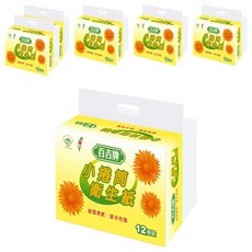 百吉牌 小捲筒衛生紙雙層, 27m, 12捲, 6包