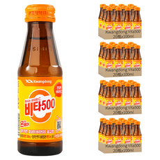 Kwangdong Vita500 高鈣維他命C飲, 100ml, 80瓶