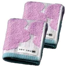 MARUSHIN 丸真 SOU SOU 京都新和風今治毛巾, 100%純棉, W34xL80xH0.5cm, 日本製, 塗鴉玫瑰, 2條