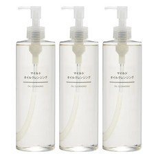 MUJI 無印良品 台灣公司貨 攜帶 敏感肌卸妝油, 50ml, 3瓶