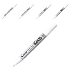 PILOT 百樂牌 SCWEF 油漆筆, 白色, 5支, 1色