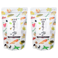 元氣家 帶殼葵瓜子，特大，低溫烘焙，年節必備，健康美味, 200g, 2包