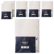 Double A L型文件夾 12個, 透明, 6包