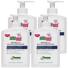 sebamed 施巴 海鹽潔膚洗手露 (200ml/瓶) - 溫和潔淨 呵護雙手, 4瓶