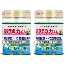 日本漢方 貝殼粉蔬果清潔劑 90g, 100%天然, 無色無味, 去除農藥, 2瓶