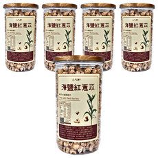 Oneway 不二創立 海鹽紅薏苡 台灣產 天然海鹽, 150g, 5罐