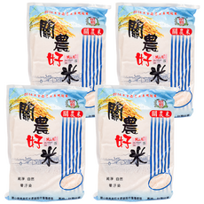關山農會好米 台灣產白米 口感Q彈 真空包裝保鮮, CNS二等, 3.4kg, 4包