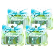 德德小品集 花系列紙膠帶 150枚 貼紙 裝飾用, 綠色, 4個