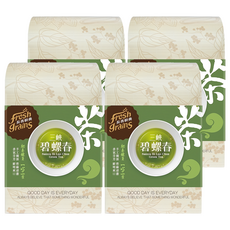 長青穀典 三峽碧螺春, 茶湯澄澈，香氣芬芳，立體三角茶包, 2g, 10包, 4盒