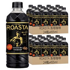ROASTA 洛塔咖啡 冷研無糖黑咖啡 耶加雪菲風味 100%精選日曬豆, 455ml, 48瓶