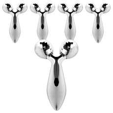 Sarangoptta 3D 按摩滾輪, 5入, 銀色