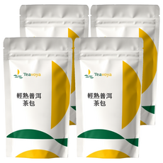 Teavoya 嘉柏茶業 雲南輕熟普洱茶包, 6g, 15包, 4袋