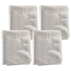 PE塑膠袋 100 x 80 x 0.08cm 加厚耐用 透明收納袋, 10個, 4包