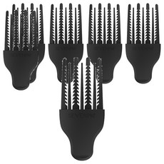 SEVENPM 真實蓬鬆梳 髮根瀏海豐盈造型梳, 黑色, 6個