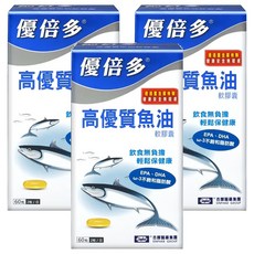 Sinphar 杏輝醫藥 YouBest 優倍多 高優質魚油軟膠囊, 60顆, 3盒