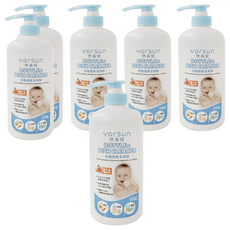 YOrSUn 悠森兒 奶瓶蔬果洗潔精, 650g, 橘子油萃取成份, ECOcert認證, 快速溶解奶垢, 6瓶