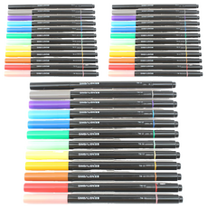 SIMBALION 雄獅 雙頭彩繪筆 TM-12, 12色, 3盒