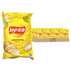 Lay's 樂事 美國經典原味洋芋片, 85g, 12包