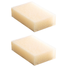 Sunsun 超耐用除污快乾海綿 不掉屑、不留刮痕 耐磨損不易變形 起泡力佳 日本製造, 1入, 2個