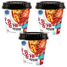 BADABON 韓式辣炒年糕杯裝 紅蟹風味, 3個, 118g