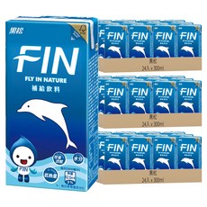 黑松 FIN 補給飲料, 低熱量, 補充水分及電解質, 等滲透壓好吸收, 300ml, 72入