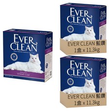 EVER CLEAN 藍鑽 強效結塊貓砂 強效清香 11.3kg 2盒