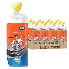Mr Muscle 威猛先生 變色威力潔廁劑, 750ml, 12瓶