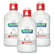 SUNSTAR 三詩達 G.U.M miffy版兒童漱口水, 250ml, 3瓶