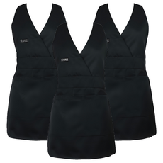 Rosa Home TC頸掛式圍裙, 黑色, 3個