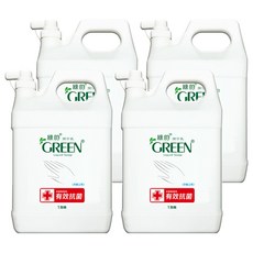 GREEN 綠的潔手乳 含PCA-NA保濕因子和羊毛脂 有效抗菌, 3800ml, 4桶