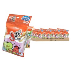Calbee 卡樂比 Kappa Ebisen 河童蝦條, 香辣燒烤味迷你蝦條, 12包, 14g