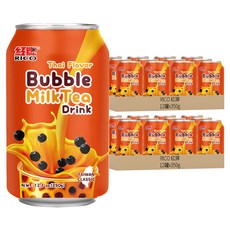 RICO 紅牌 珍奶 異國系 泰式醇奶 350g, 24罐