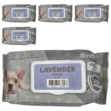 Absorb Plus 狠清爽寵物活性碳濕紙巾 20 x 15cm, 1包, 5包